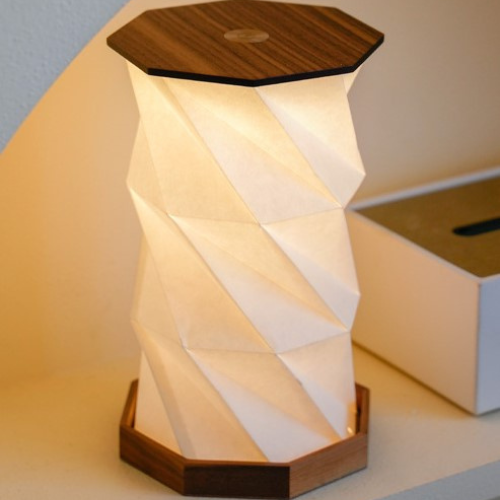 Origami Nachttischlampe